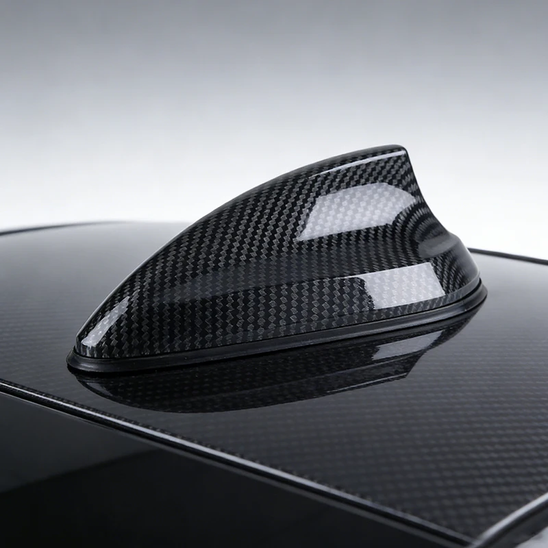 

Car shark fin antenna top cover roof antenna cover decorative piece suitable for multiple vehicle models, with adhesive film