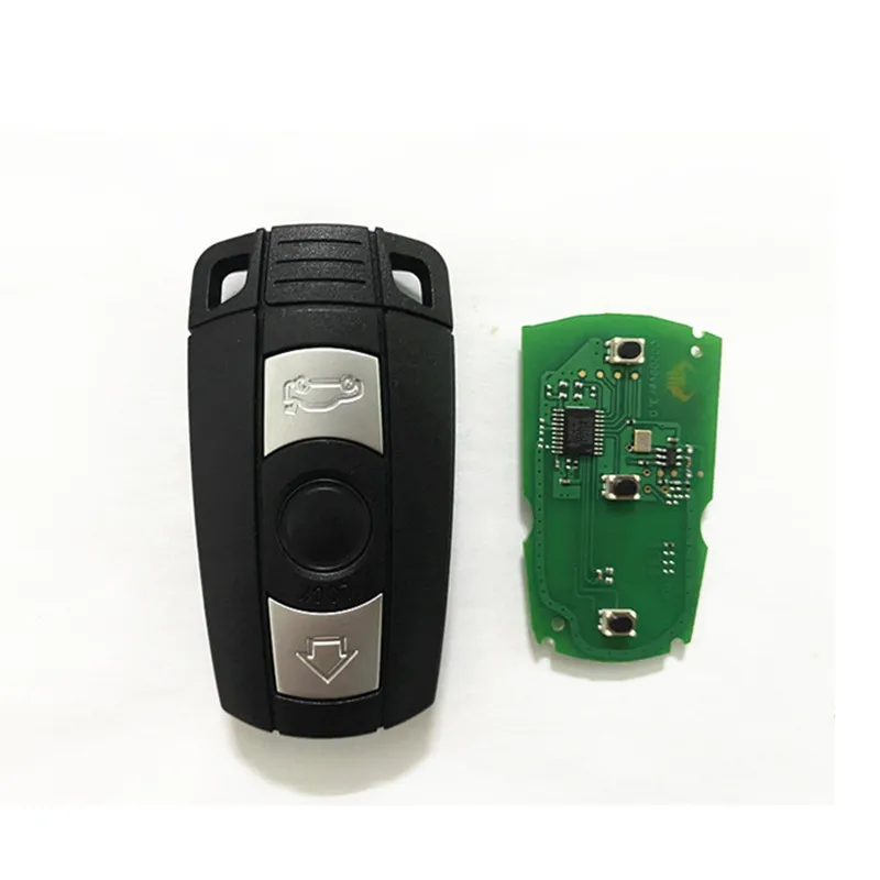 3 Button Car Key for PCF7945 Chip 868MHz half smart Remote Key For 2006 - 2012 BMW 1 / 3 / 5 / 7 Series X1 X6 Z4