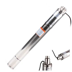 2 Inch Submersible Pump Well 50mm Submersible Deep Water Well Pump Stainless Steel 55m Deep Well Pump For Drink Water