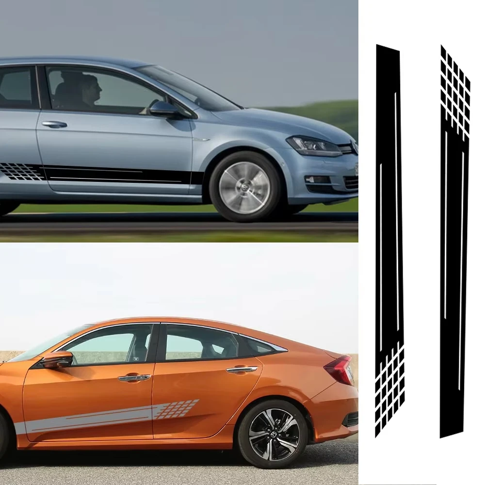 

Universal Car Side Stickers Vinyl Decals for VW Audi Ford BMW Toyota Peugeot Mercedes Renault Opel Chevrolet Decor Accessories