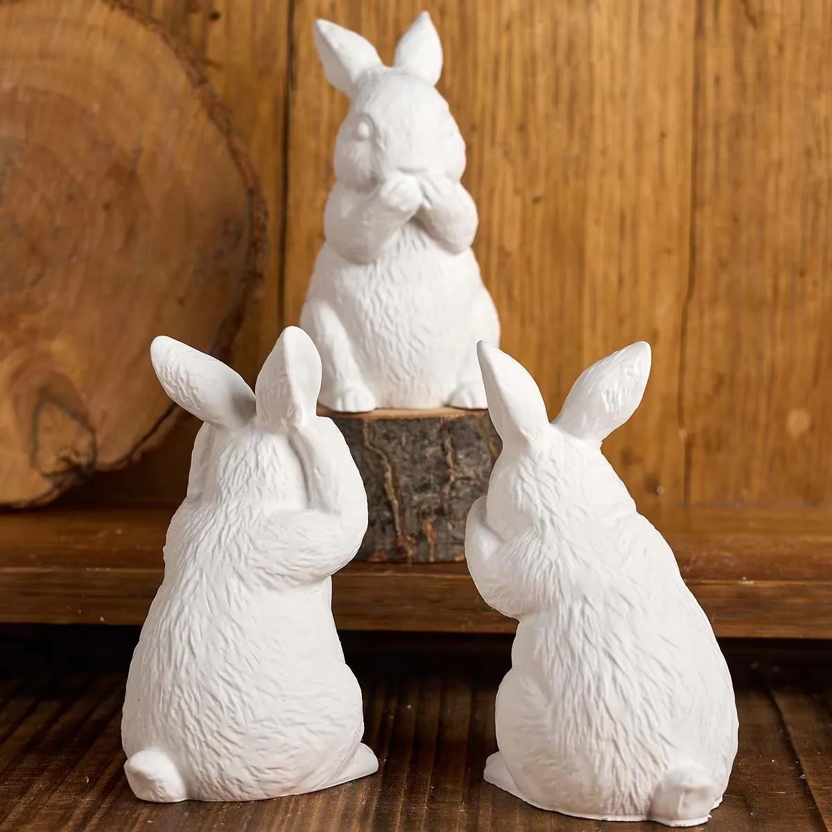 3D Easter Bunny Silicone Candle Mold DIY Cute Animal Rabbit Ornaments Casting Molds Soap Plaster Resin Making Home Crafts Decor
