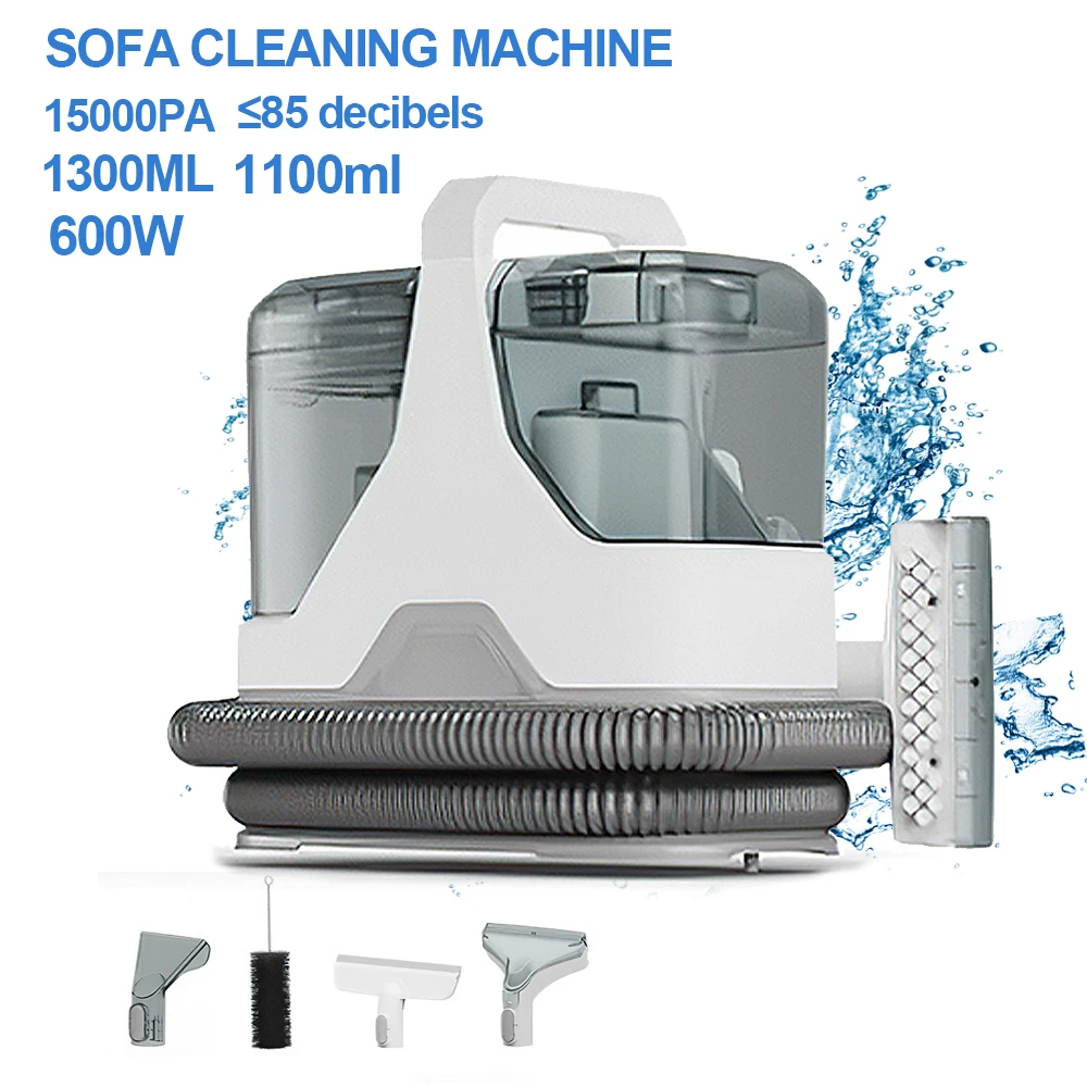 Spot Cleaner 750W 11/15KPa Handheld Tapijtreiniger voor Bank Gordijn Spray Zuig Geïntegreerde Machine Huishoudelijke Schone Machine
