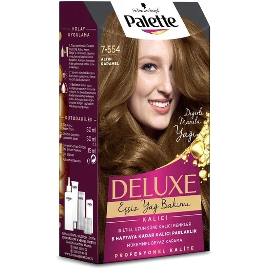 

Schwarzkopf Palette Deluxe 7-554 Golden Caramel Hair Color