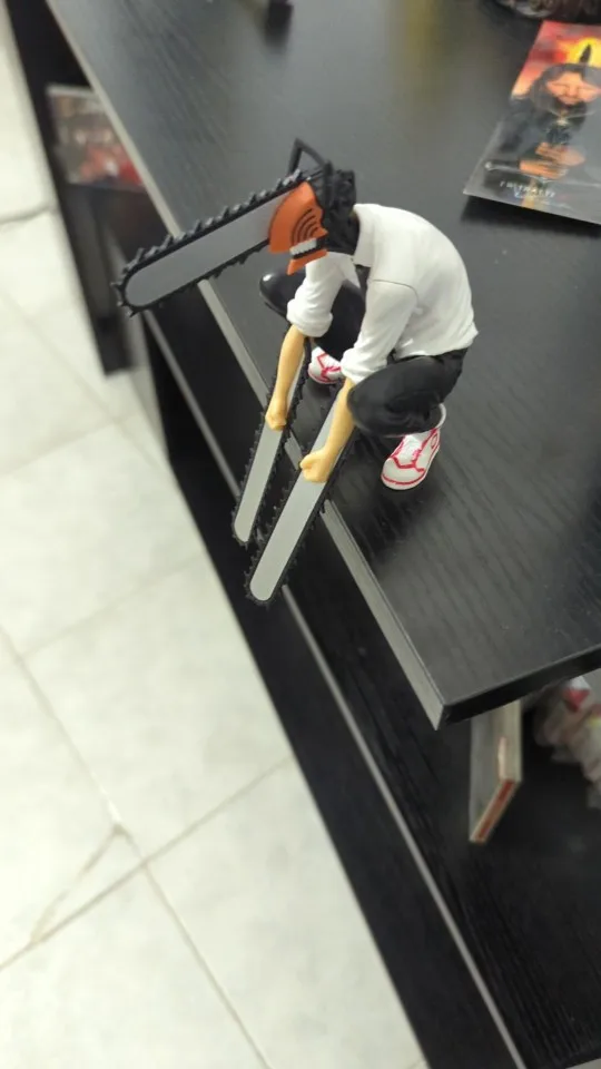 18cm Chainsaw Man Denji Anime Figure Denji/Power Action Figure 1560 Chainsaw Man Denji Figurine Adult Collectible Model Doll Toy photo review