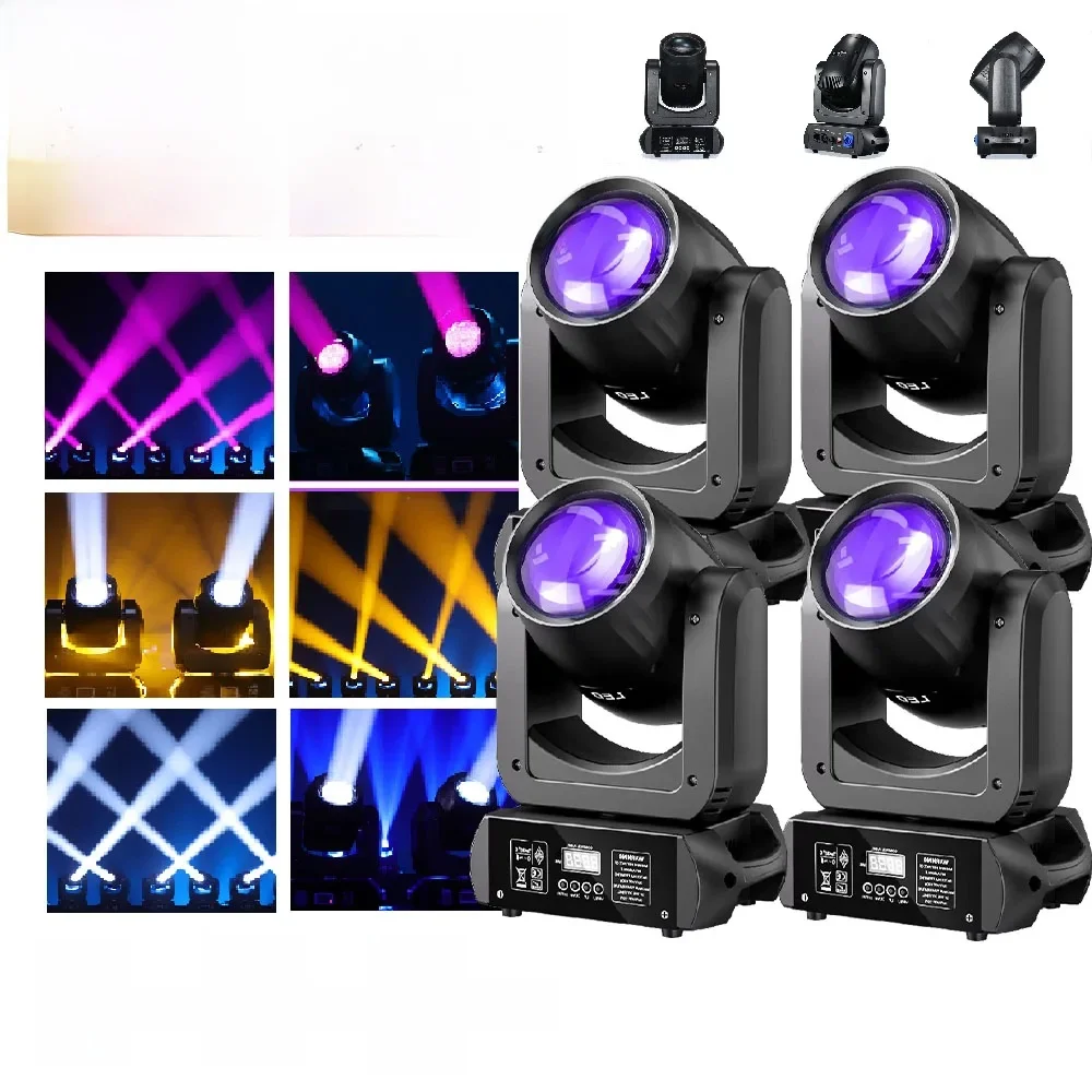 4 STKS 150 W Moving Head Podiumverlichting 8*8 360 °   Moving Head Gobo Lights DJ Party Disco Lights DMX512 Publiek Sfeerverlichting Bruiloft - afbeelding 2