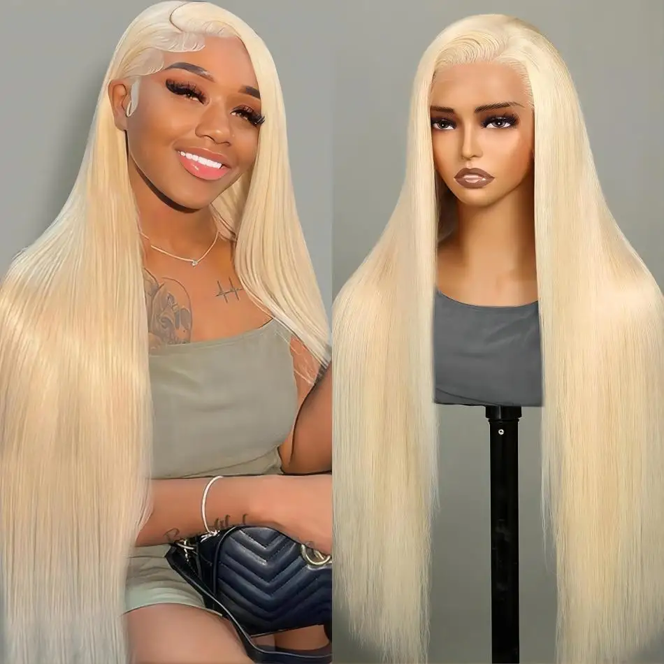 

Brazilian Wigs for Women Bone Straight 613 Hd Lace Frontal Wig 13x6 Lace Front Human Hair Wig Blonde 360 Full Lace Colored 13x4