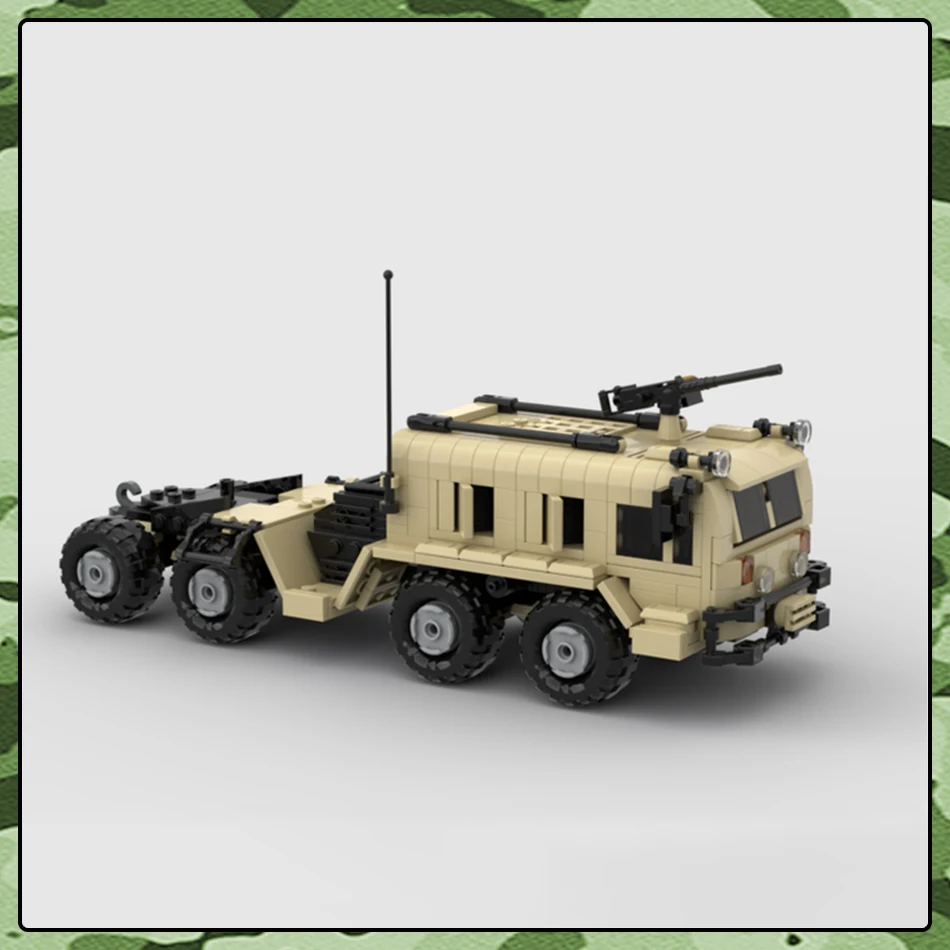 Military Series MOC Bricks MAZ-538 Artillery Tractor Building Block Model Set DIY Kids Toys Hobbies Birthday Gifts