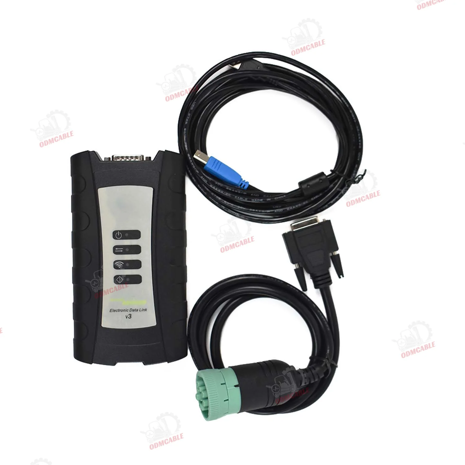 

Agriculture Tractor advisor For EDL V3 5.3 AG CF service Data link Excavator Interface Cable Diagnosis scanner tool