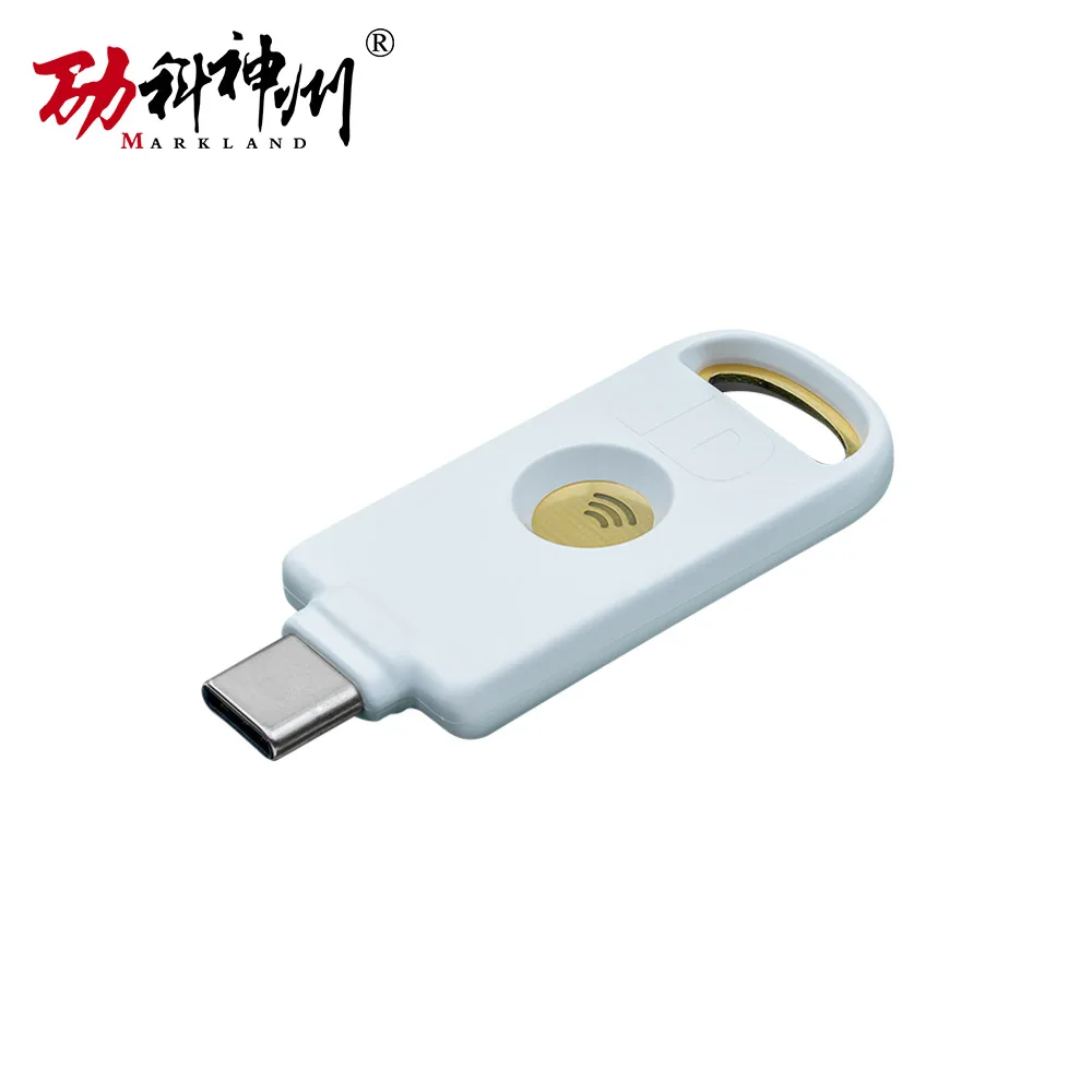 Identiv USB-C uTrust FIDO2 NFC Security Key - Two-Factor authentication Security Key for Supports Apple ID