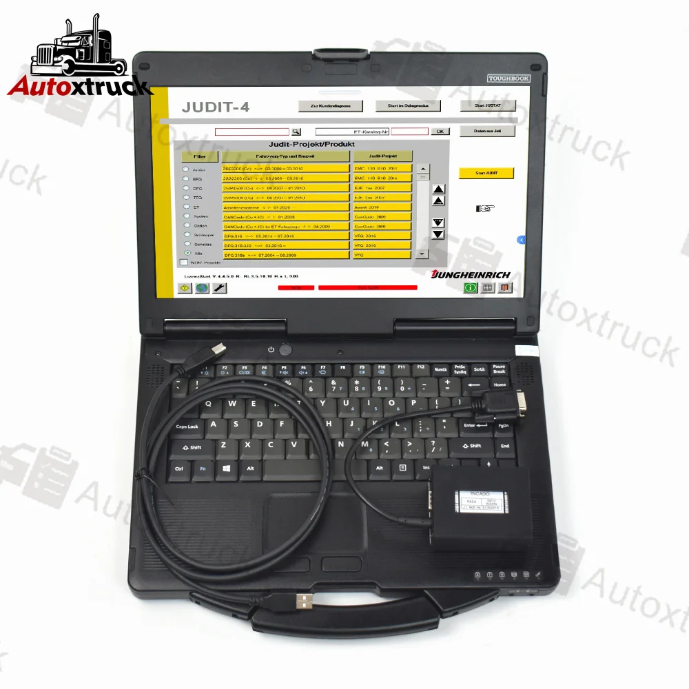 Forklift For Judit Incado Box SH&ET CF53 Laptop Jungheinrich JUDIT 4 Judit 4 Jungheinrich Incado Diagnostic Scanner tool