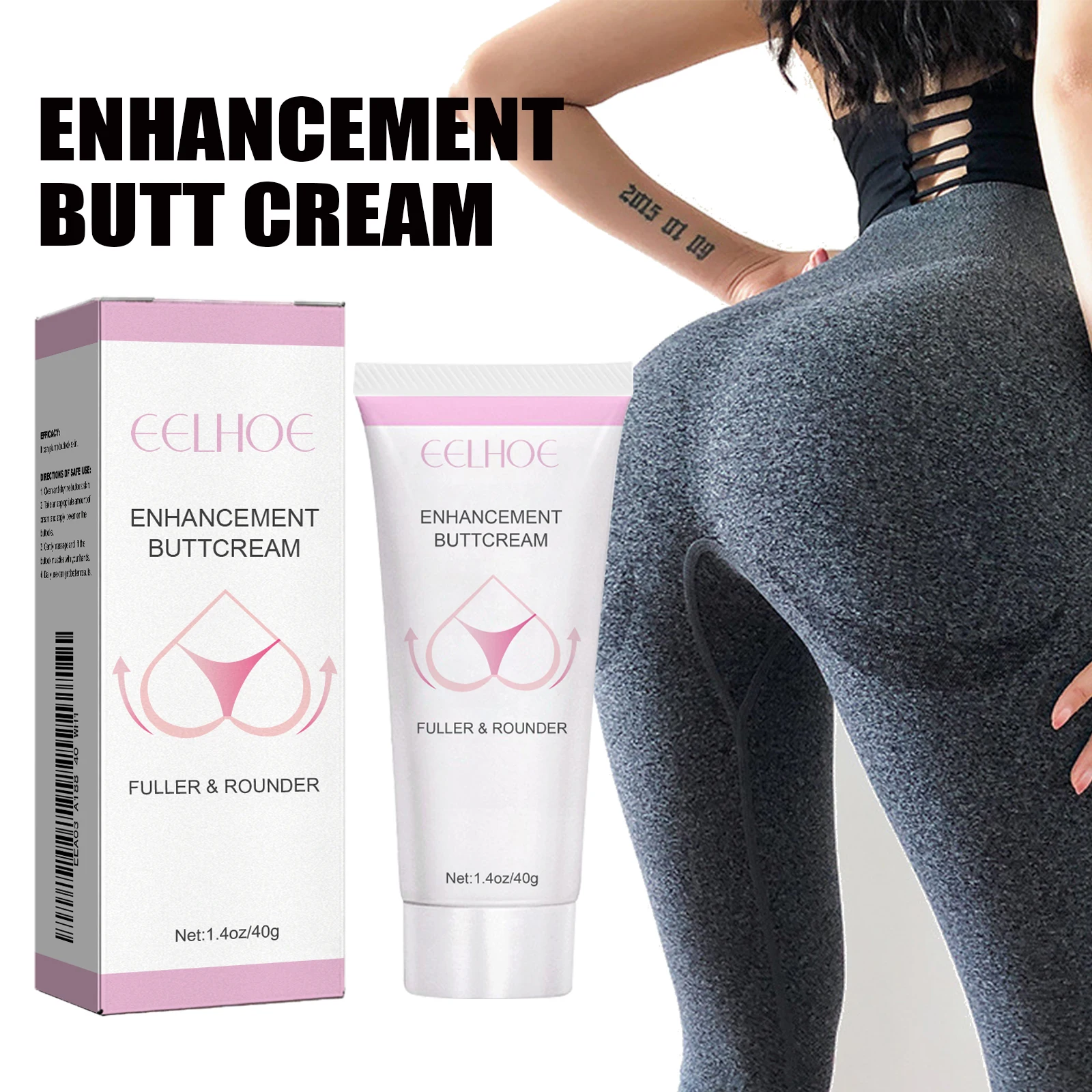 

40g Eelhoe Plump Buttocks Cream Prevent Buttock Sag Buttocks Rapid Growth Create Perfect Curve Tighten Lift Sexy Body Care Cream