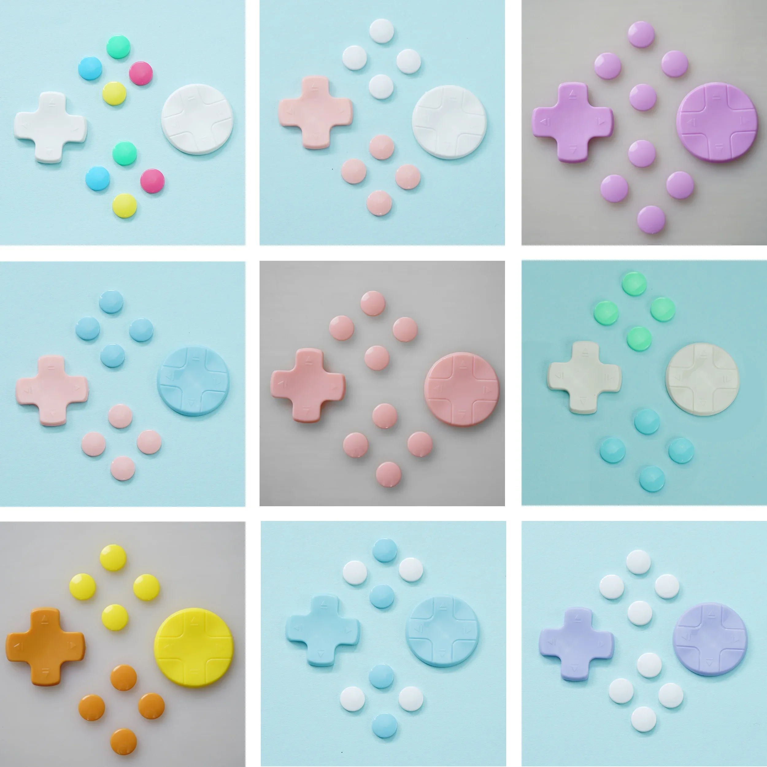 Joycon ABXY X autocollant d-pad mouvement Direction clé croix housse de protection pour Nintendo Switch Oled NS Joy-con peau Dpad bouton étui