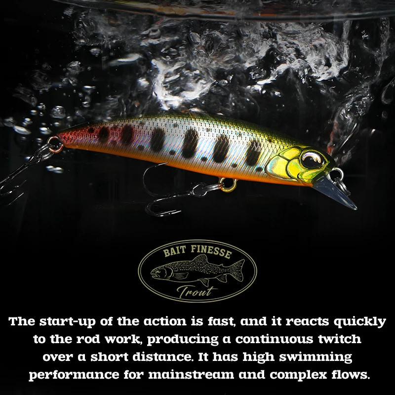 TSURINOYA Sinking Minnow 60S 60mm 6.1g DW67 New Fishing Lures