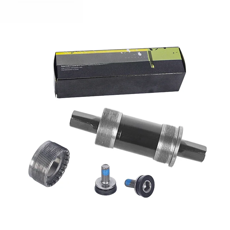 AliExpress NONE Neco Bike Bottom Bracket Square Hole 68mm Bike Bottom Bracket Axis BB MTB Bottom Bracket 110.5 113 115 118 120 121.5 122.5 124.5