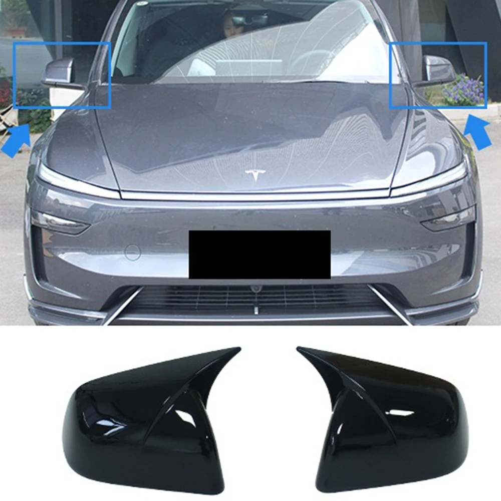

Для Tesla Model Y Modely Juniper 2025 Новое автомобильное зеркало заднего вида, крышка звукового сигнала, модифицированное зеркало из АБС-пластика, аксессуары для автотюнинга «сделай сам»
