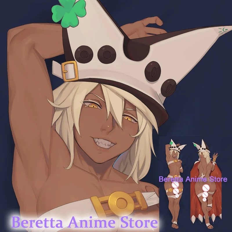 Dakimakura Anime Ramlethal Valentine Guilty Gear Double-Sided Print Life-size Body Pillow Cover