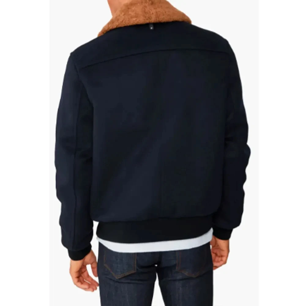 

Men's winter velvet thickened warm pure cotton short work jacket