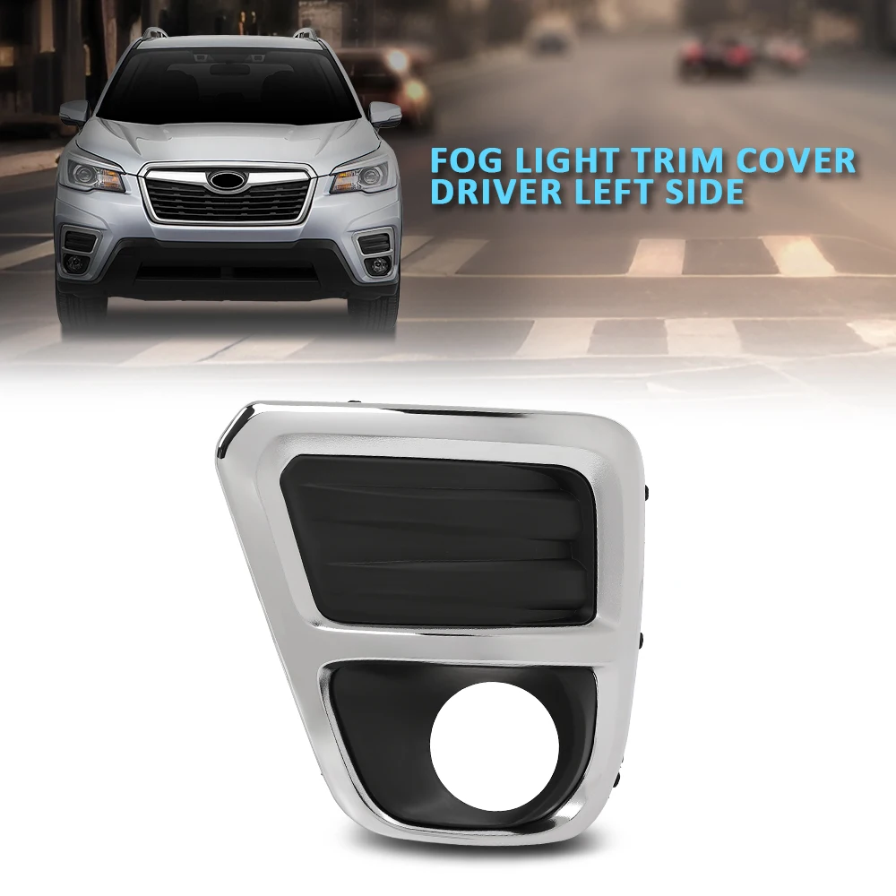 

Накладка на противотуманные фары Crossdesign автомобиля с серебряной отделкой, левая отделка водителя, левая, подходит для Subaru Forester 2019 2020 2021, 57731Sj070, прочный