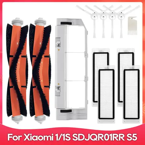 Główna szczotka boczna do Xiaomi Mi Robot 1 / 1S SDJQR01RR SDJQR02RR SDJQR03RR Roborock E3, S4, S4 Max, S5 Akcesoria do odkurzacza