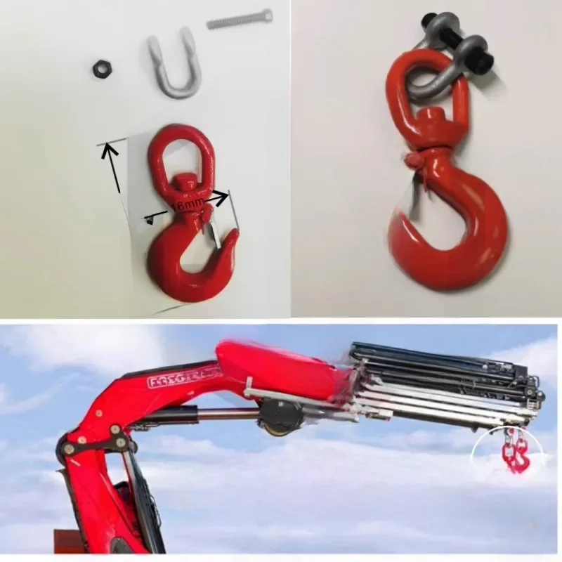 1 stuks metalen haak voor 1/14 Tamiya RC Truck voor Scania voor Volvo voor man Diy-onderdelen - afbeelding 2