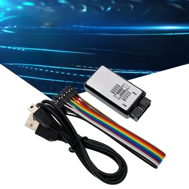 USB Logic Analyzer 24MHz 8 Channel 24M/seconds Logic Analyzer Debugger For ARM FPGA Logic Analyzer Logic 24M 8CH — zdjęcie 2