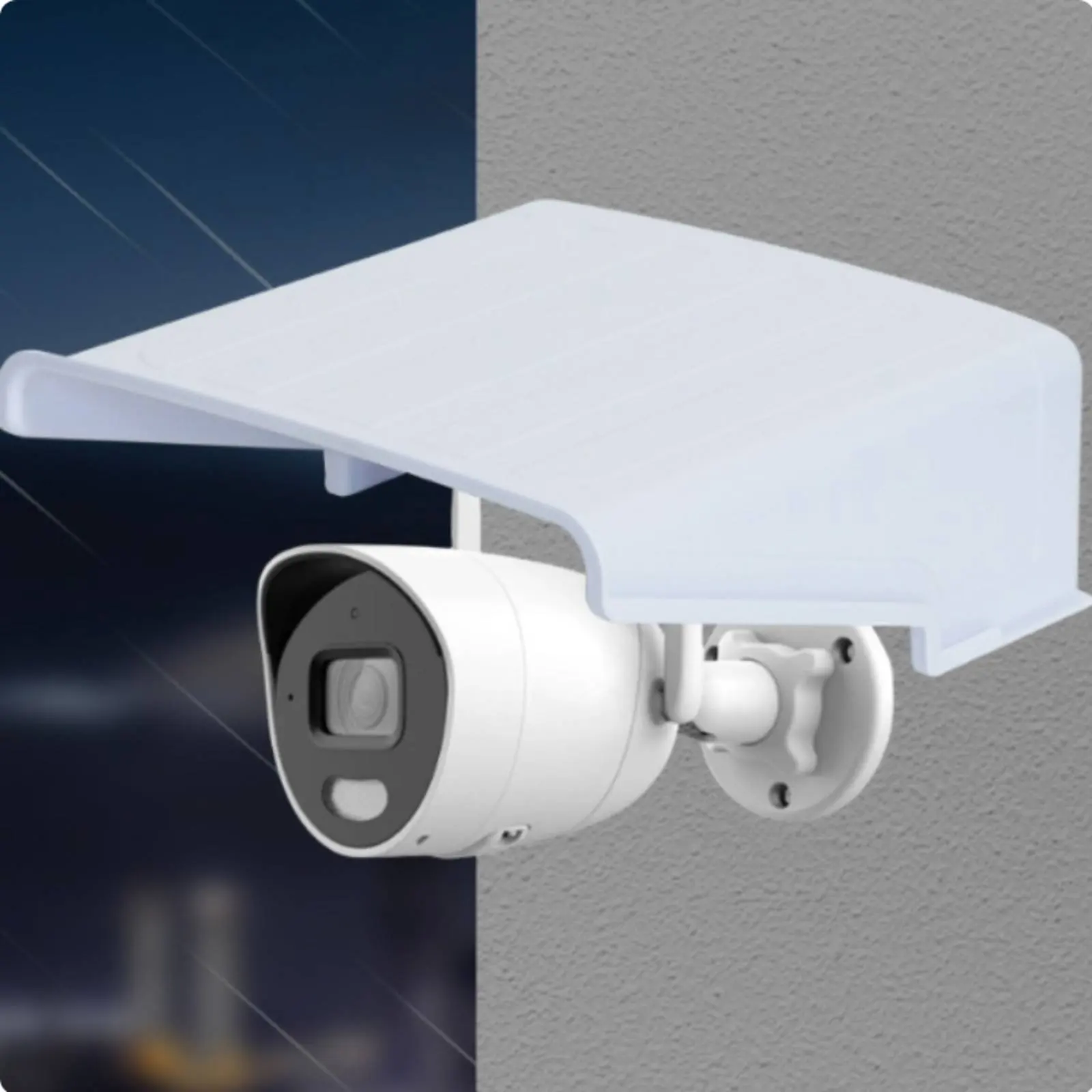 Outdoor Camera Rain Cover Rainproof Weatherproof for Door Parking Lot Driveway Durable Protection for Surveillance Equipment