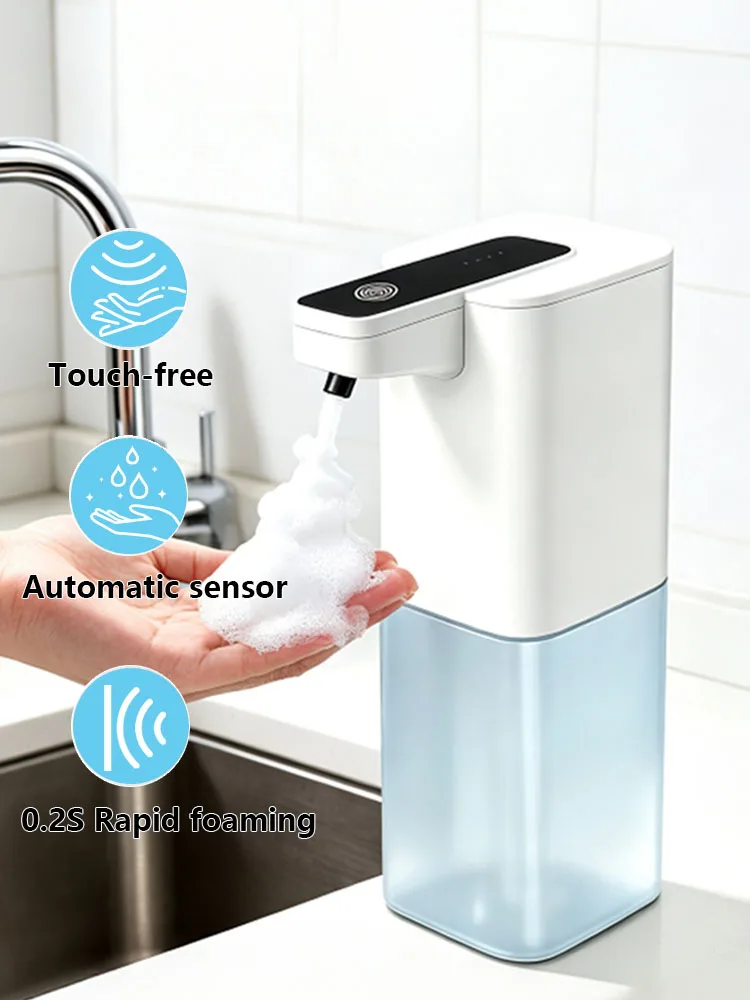 2026 Neuer automatischer Schaumseifenspender, intelligenter Handwaschseifenspender, Alkoholsprühspender, berührungsloser Tischspender, IPX5 wasserdicht, intelligenter Infrarot-Automatiksensor für