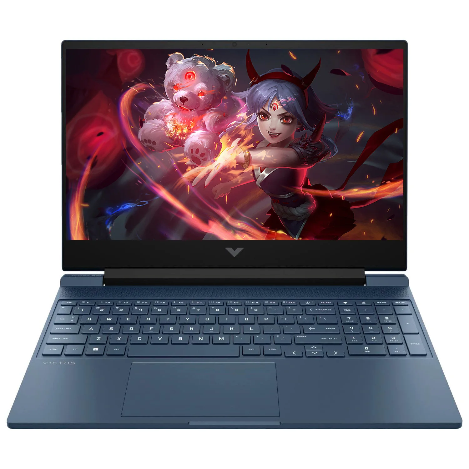 HP victus 15 "แล็ปท็อปสำหรับเล่นเกม, Intel Core i5-12450H,64GB RAM,4TB SSD,GeForce RTX 3050,Windows 11 Home, สีน้ำเงิน