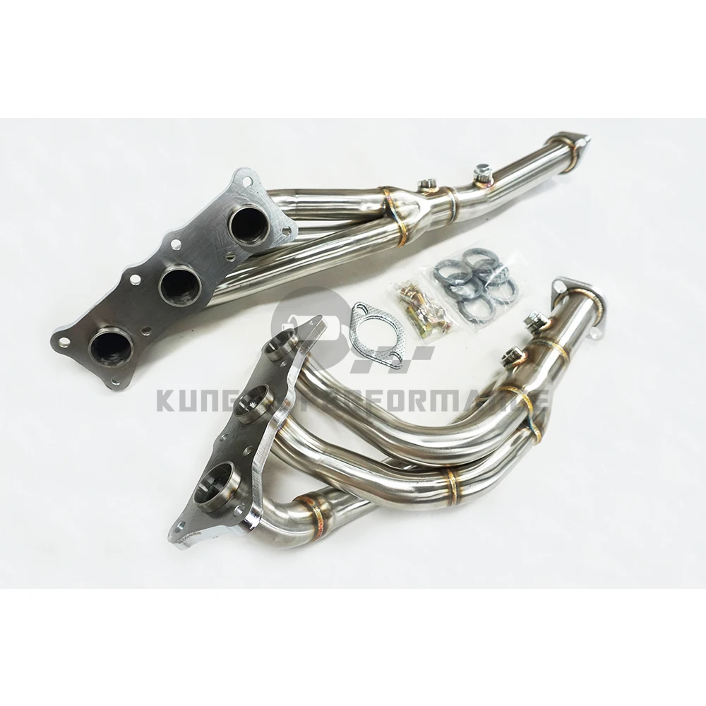 KUNGFU PERFORMANCE SS304 Classic Exhaust N52 Header For US N53 E70 E82 E87 E88 E90 E91 E92 E81 128i 325i 325xi 330i 330xi X1 X5