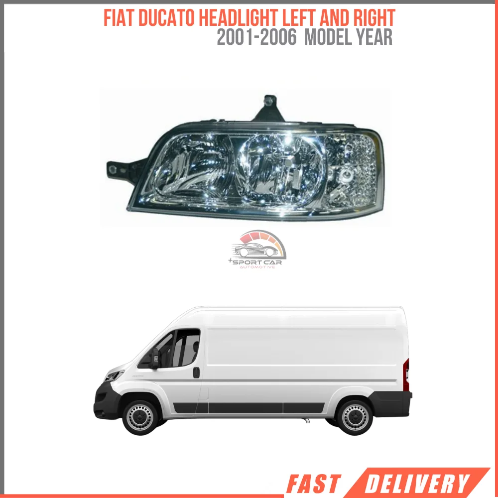 For Fiat Ducato 2001-2006 headlight left and right high quality fast shipping Oem 1347690080 1347692080 happy car parts