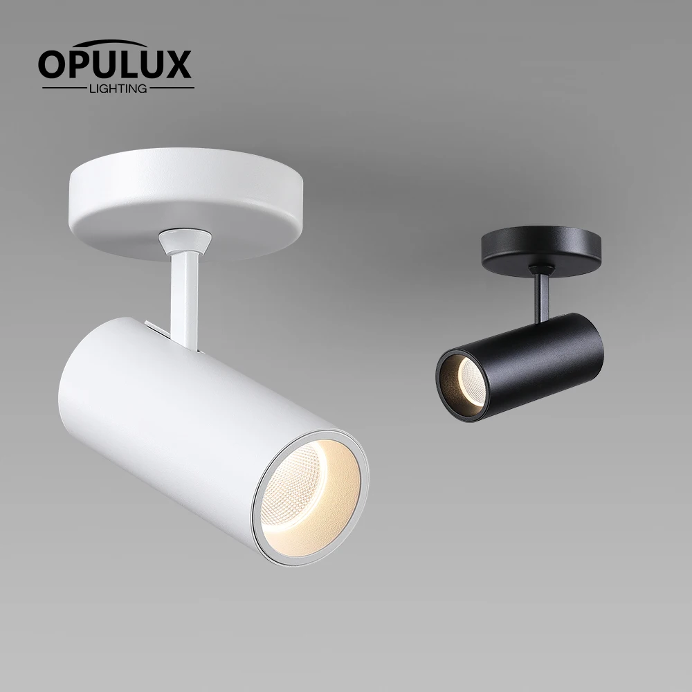 

Opulux LED Ceiling Spotlight Indoor - Adjustable Surface Accent Lamp for Corridor Living Room CRI 97 Anti-Glare Picture Artwork