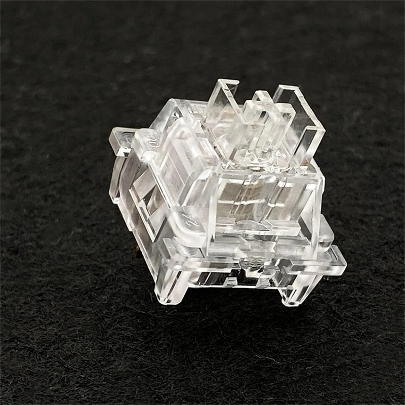 Outemu Transparent Mechanical Keyboard Switches Linear MX Switches 45/65gf 3pin RGB Game Switches for White Shaft