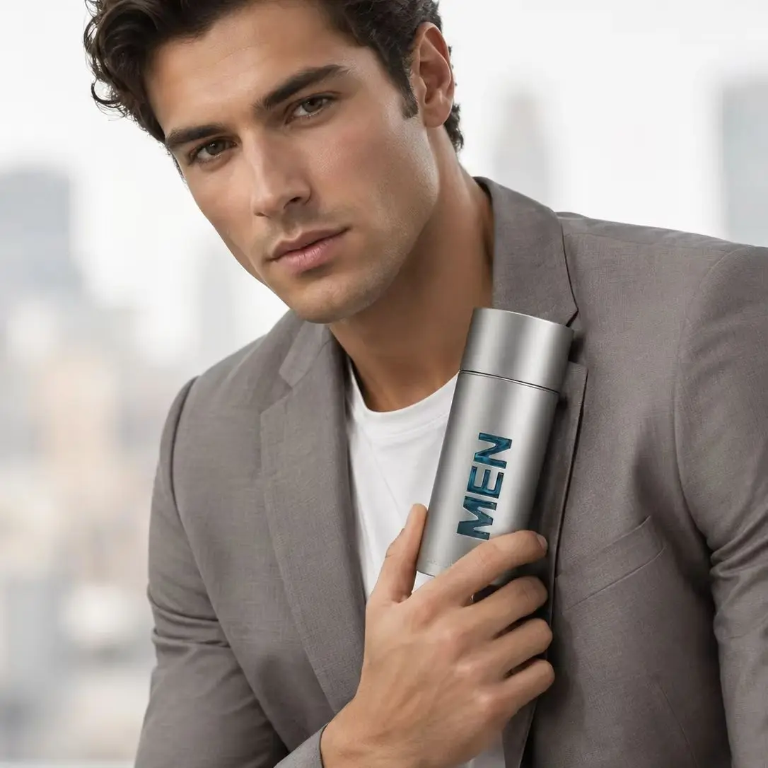 Carolina Herrera 212 Men NYC EDT Cologne For Men 100ml Silver Metal Cylinder Bottle Long Lasting Woody Citrus Fragrance Luxury Gift Box Spray For Business Dating Gentlemen view 7