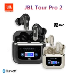 Оригинальные беспроводные Bluetooth-наушники JBL Tour Pro 2, наушники с шумоподавлением, умная гарнитура с дисплеем, JBL Tour Pro2