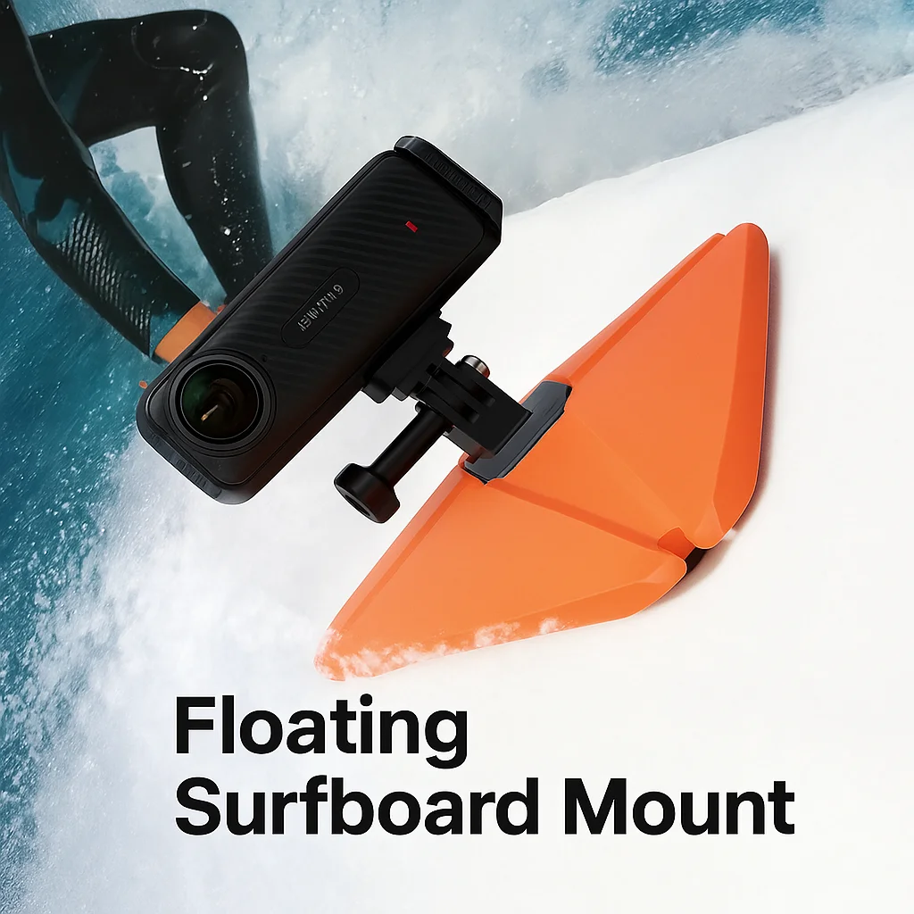 

Плавающее крепление для доски для серфинга Insta360 (против тонущее) для GO Ultra, X5, Ace Pro 2, GO 3S, X4, Ace Pro, Ace, GO 3 | Двойной замок 3M