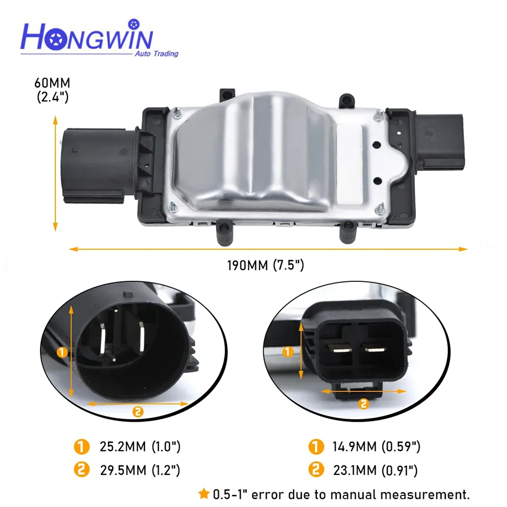 Car Universal Engine Cooling Fan Control Unit Module Fits Ford Focus 2013-18 III 2011-2016 Volvo 20132018 1137328567 1137328464