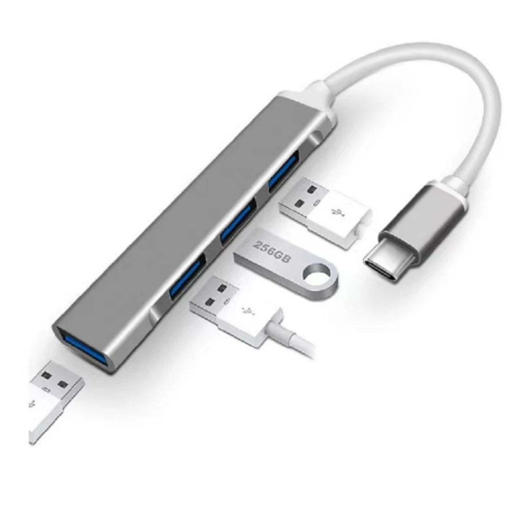 موزع متعدد السرعة من النوع C ، محور من النوع C ، محور USB Orico ، 5 جيجابايت في الثانية ، 4 منافذ