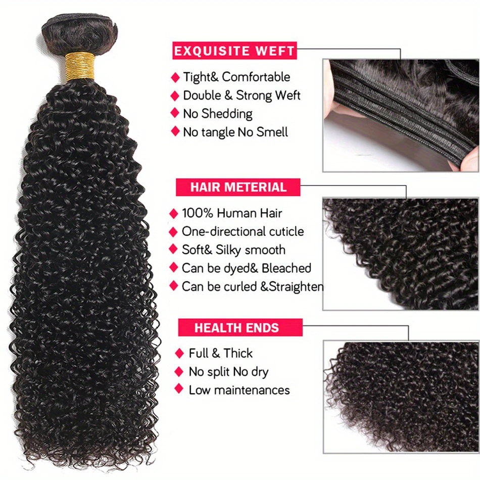 Onda profunda 16a encaracolado 30 40 Polegada 100% feixes de cabelo humano brasileiro 3 4 pacotes peruca de cabelo tecer extensões de cabelo virgem perucas cruas
