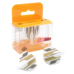 CUESOUL TERO AK4 Dart Flights Standard Shape New Launch, Set of 3-White
