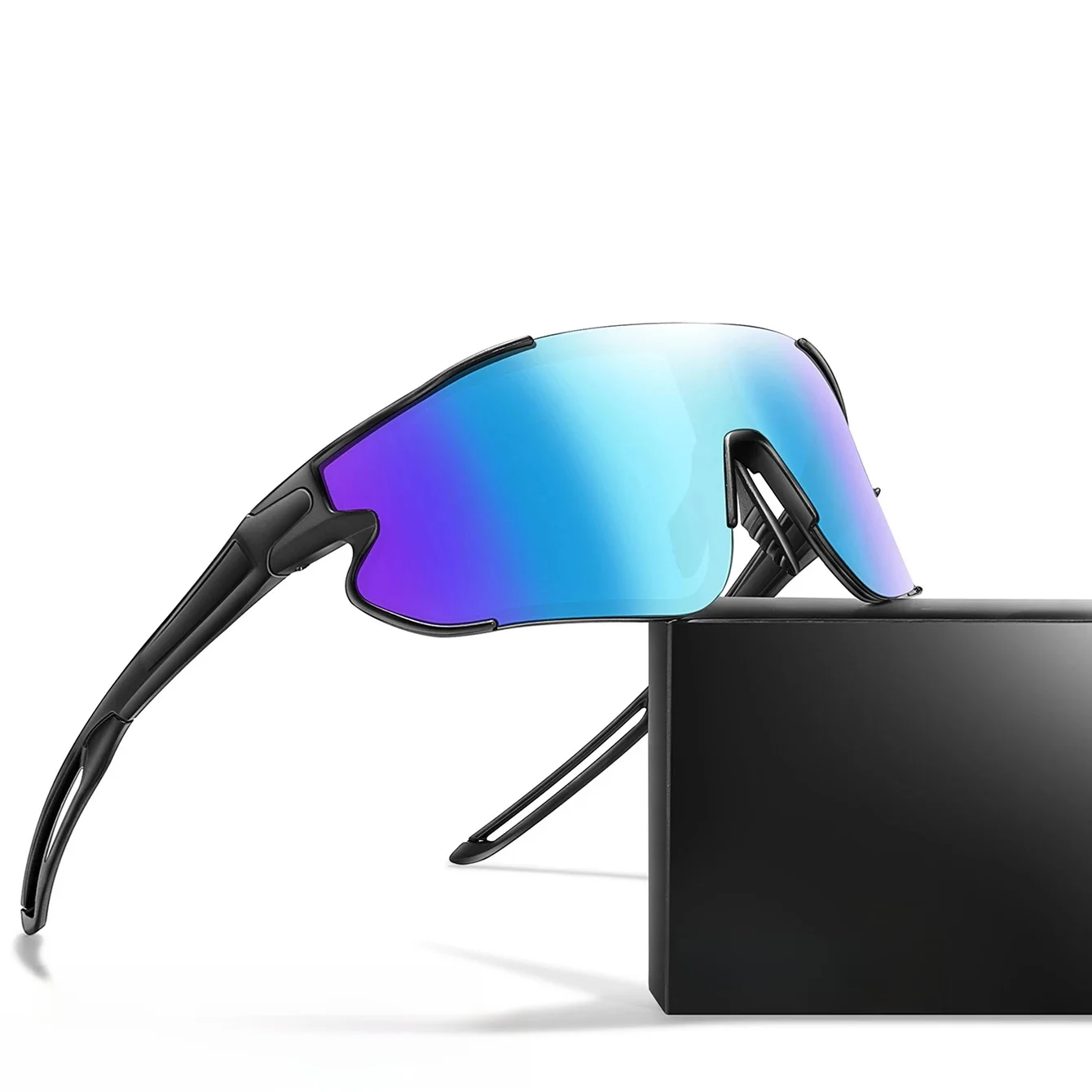 AliExpress Brand Fishing Sunglasses Big Lens Men Women Outdoor Sports MTB Bike Cycling Running Hiking Goggles with UV Protection