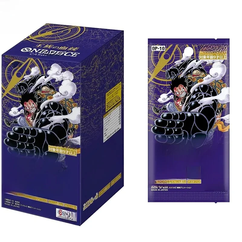 Neues BANDAI ONE PIECE Kartenspiel Royal Bloodline OP-10 Booster Bag TCG Sammelkarte JAPAN 1 Booster 6 Karten