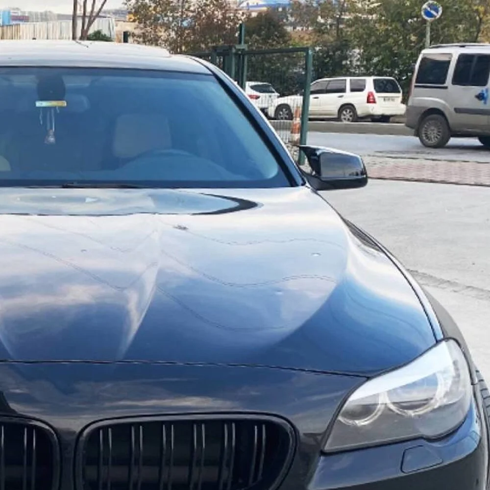 For BMW F10 5 series mirror cover piano black 2013-2016. Abdominal muscles. A + quality modified design affordable car