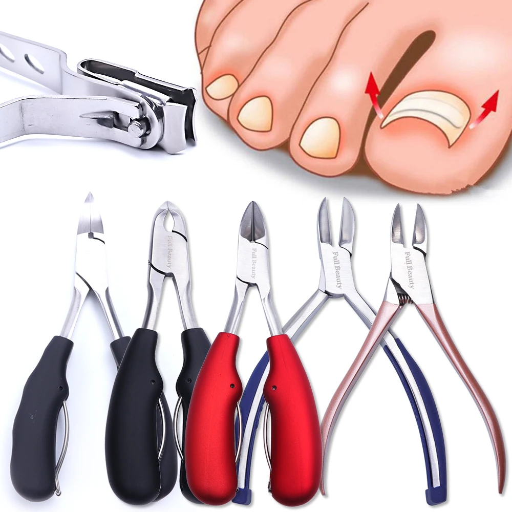 

1pcs Toe Nail Scissors Cuticle Nipper Trimmer Clipper Tweezers Pedicure Cutters Stainless Steel Plier Manicure Tools BEQ1-8