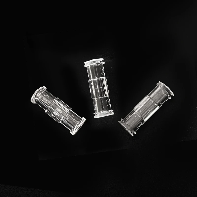 Imagem -04 - Dupla Hélice Médica Estéril Luer Lock Adaptador Conector de Seringa Plástica Transparente Vazamento à Prova 10 a 100 Pcs