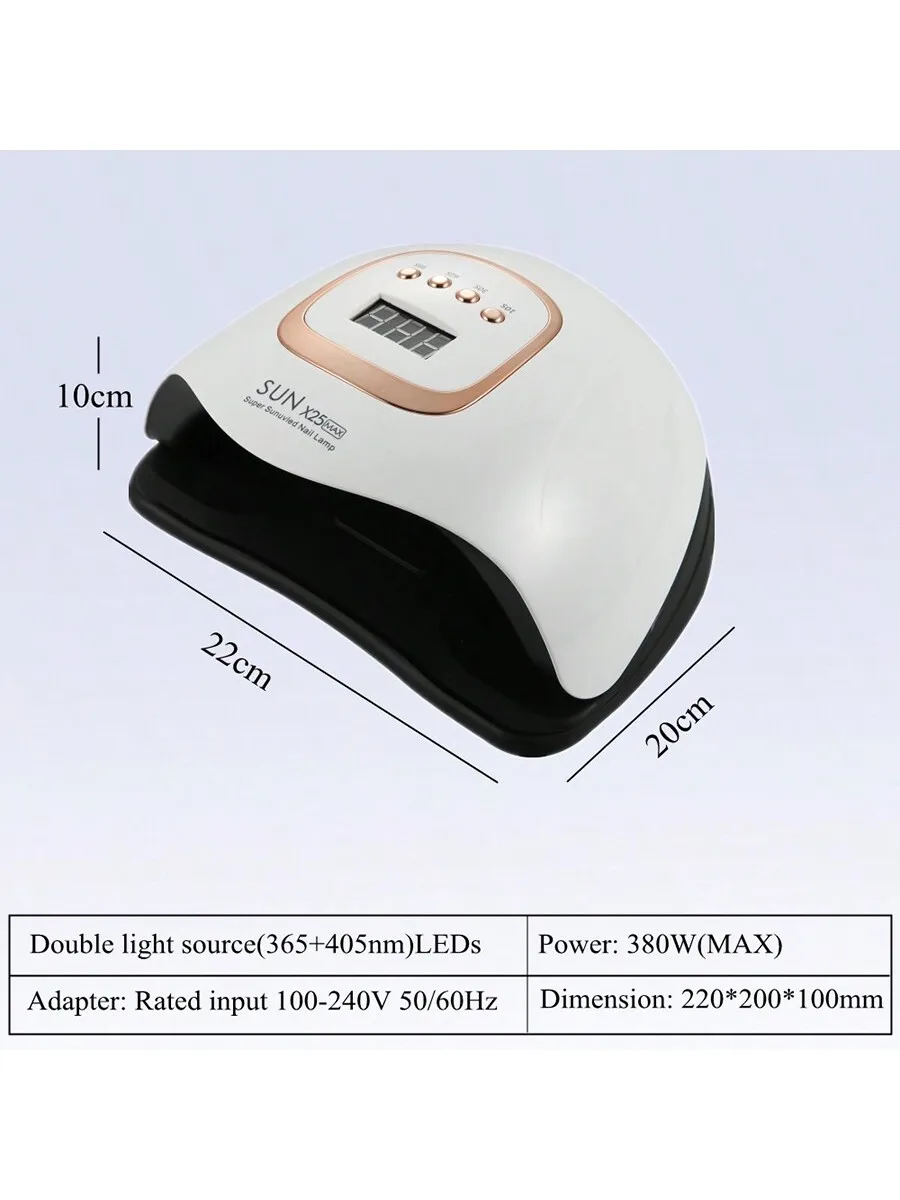 المهنية الأشعة فوق البنفسجية LED مسمار مصباح للأظافر هلام البولندية علاج سريع مجفف تجفيف مصابيح الضوء مع 81 المصابيح 4 إعداد الموقت
