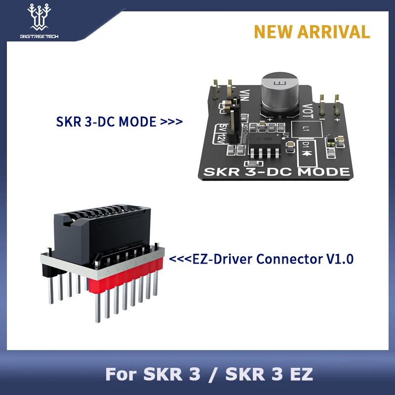 Коннектор BIGTREETECH EZ-Driver V1.0 SKR 3-DC для 3D принтера SKR 3 EZ2209 EZ5160 Pro Stepper Driver Ender