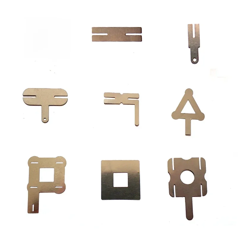 Feuille de bande de Nickel pour batterie au Lithium 18650, 30 pièces/paquet, ruban de connecteur de soudage par points, ceinture en acier nickelé de haute qualité