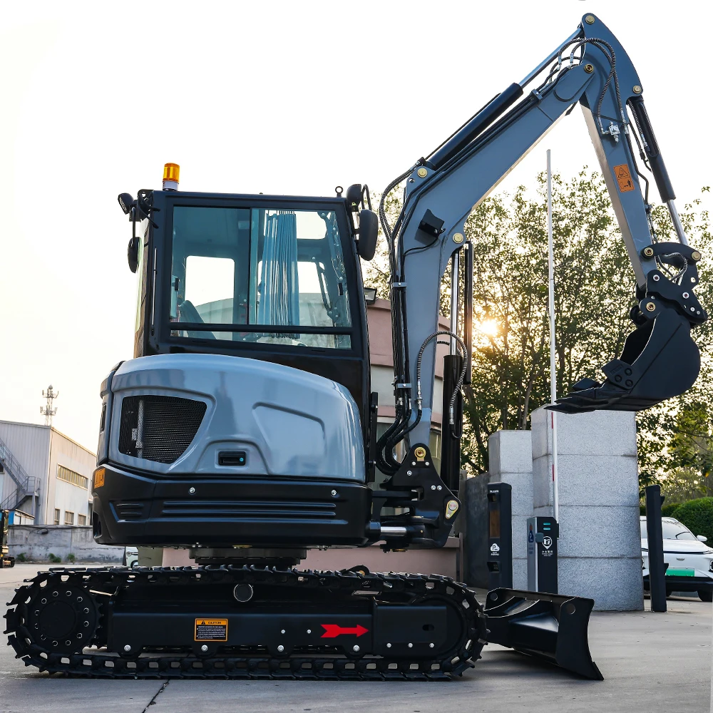 3.5 Ton Mini Excavator CE Euro5 EPA Certified Crawler Small Digger Hydraulic Excavator With Multiple Attachments