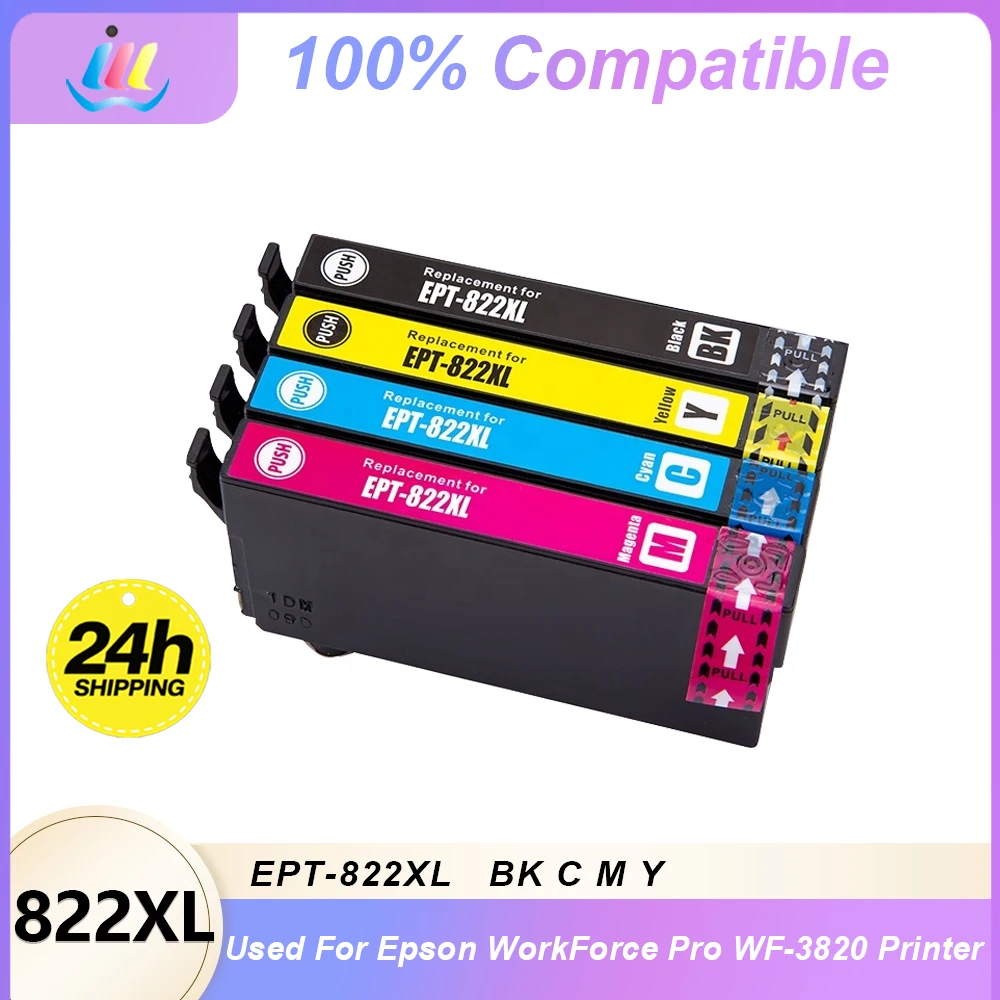T 822 XL T822 822XL Premium Color Compatible Inkjet Ink Cartridge for ...