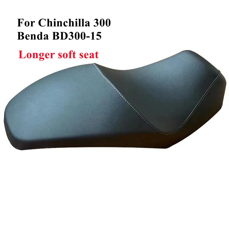 Modificado motocicleta peça de reposição chinchilla300 BD300-15 mais 7cm assento macio extand conforto assentos almofada para benda BD300-15 2021